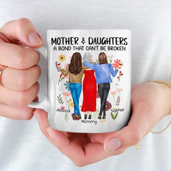 We Share Laughter, Love, And A Bond Like No Other - Family Personalized Custom Mug - Gift For Mom, Daughter We Share Laughter, Love, And A Bond Like No Other - Family Personalized Custom Mug - Gift For Mom, Daughter