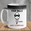 We Swam Hard To Be Here - Family Personalized Custom Color Changing Mug - Father's Day, Gift For Dad We Swam Hard To Be Here - Family Personalized Custom Color Changing Mug - Father's Day, Gift For Dad