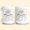 We Used To Live In Your Balls Father's Day Gift - Personalized Mug We Used To Live In Your Balls Father's Day Gift - Personalized Mug