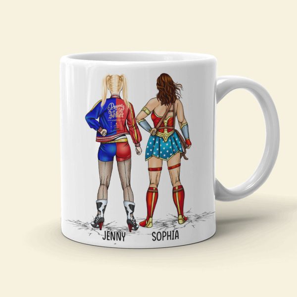 We Will Fight Them Together 03HTPO160623TM Personalized Sisters Mug We Will Fight Them Together 03HTPO160623TM Personalized Sisters Mug