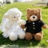 Wedding Sheep Plush Couple Soft Stuffed Toys Gift Wedding Sheep Plush Couple Soft Stuffed Toys Gift
