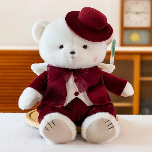 Wedding Teddy Bear Couple Plush Bride and Groom Doll