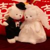 Wedding Teddy Bear Couple Plush Bride and Groom Doll