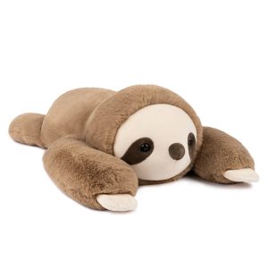Weighted Sloth Plush Pillow – Soft 20in Cuddly Toy for Kids and Adults