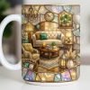 Welcome To Your Cozy Corner Featuring Interior Design Elements - Personalized Custom Coffee Mug - JBS130_MG Welcome To Your Cozy Corner Featuring Interior Design Elements - Personalized Custom Coffee Mug - JBS130_MG