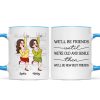 We'll Be Friends Until We're Old And Senile Funny Cartoon Besties Personalized Mug We'll Be Friends Until We're Old And Senile Funny Cartoon Besties Personalized Mug