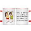 We'll Be Friends Until We're Old And Senile Funny Cartoon Besties Personalized Mug We'll Be Friends Until We're Old And Senile Funny Cartoon Besties Personalized Mug