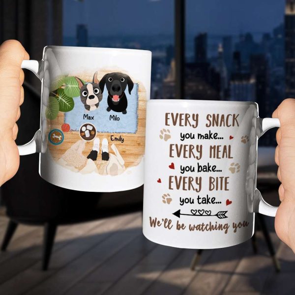 We'll Be Watching You, Gift For Dog Lover, Personalized Mug, Dog Lover Coffee Mug We'll Be Watching You, Gift For Dog Lover, Personalized Mug, Dog Lover Coffee Mug
