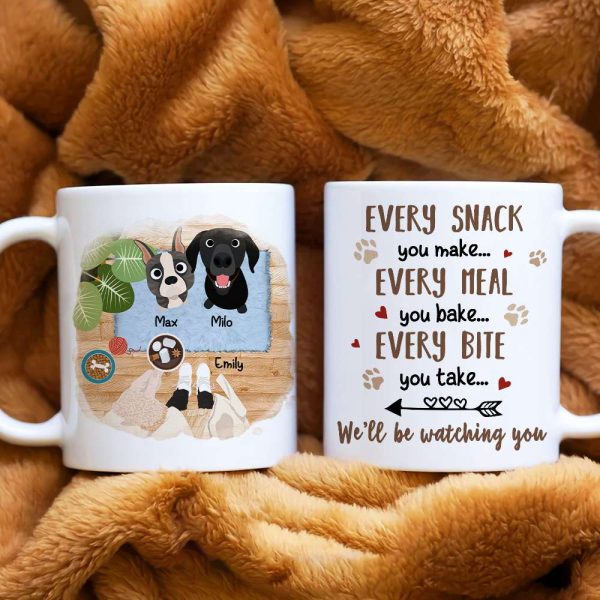 We'll Be Watching You, Gift For Dog Lover, Personalized Mug, Dog Lover Coffee Mug We'll Be Watching You, Gift For Dog Lover, Personalized Mug, Dog Lover Coffee Mug