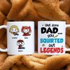 Well Done Dad, Gift For Dad, Personalized Mug, Super Sperm Kids Coffee Mug 04HUHN100423 Well Done Dad, Gift For Dad, Personalized Mug, Super Sperm Kids Coffee Mug 04HUHN100423
