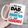 Well Done Dad, Gift For Dad, Personalized Mug, Super Sperm Kids Coffee Mug 04HUHN100423 Well Done Dad, Gift For Dad, Personalized Mug, Super Sperm Kids Coffee Mug 04HUHN100423