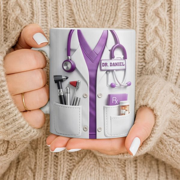 Well I'm A Doctor So Let's Assume I'm Right, Medical Scrubs and Stethoscope - Personalized Custom Coffee Mug - DOC098_MG Well I'm A Doctor So Let's Assume I'm Right, Medical Scrubs and Stethoscope - Personalized Custom Coffee Mug - DOC098_MG