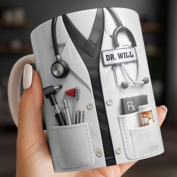 Well I'm A Doctor So Let's Assume I'm Right, Medical Scrubs and Stethoscope - Personalized Custom Coffee Mug - DOC098_MG Well I'm A Doctor So Let's Assume I'm Right, Medical Scrubs and Stethoscope - Personalized Custom Coffee Mug - DOC098_MG