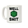 Well Shit Crit Fail Coffee Mug Well Shit Crit Fail Coffee Mug