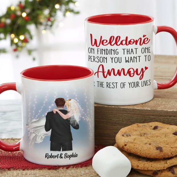 Welldone, On Finding That One Person You Want To Annoy - Personalized Couple Tumbler - Gift For Couple