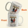 We're Accomplice & Alibi - Personalized Mug We're Accomplice & Alibi - Personalized Mug