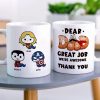 We're Awesome Sperm Dad Gift Mug 01QHLI060523TM White Mug We're Awesome Sperm Dad Gift Mug 01QHLI060523TM White Mug