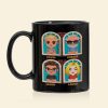 We're Awesome Thank You, Dear Dad Personalized Black Mug Gift 02QHDT190523HH We're Awesome Thank You, Dear Dad Personalized Black Mug Gift 02QHDT190523HH