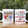 We're Besties, Best Friend Bar Girl Chilling White Mug We're Besties, Best Friend Bar Girl Chilling White Mug