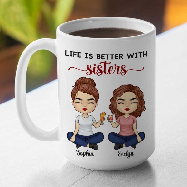 We're Besties Forever - Bestie Personalized Custom Mug - Gift For Best Friends, BFF, Sisters We're Besties Forever - Bestie Personalized Custom Mug - Gift For Best Friends, BFF, Sisters