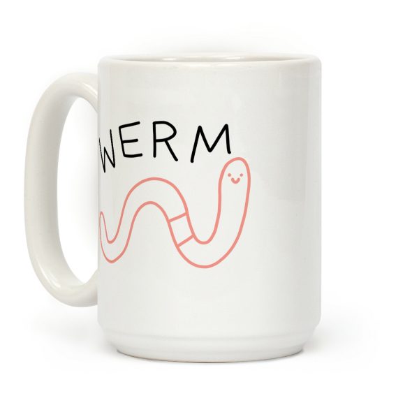 Werm Derpy Worm Coffee Mug Werm Derpy Worm Coffee Mug
