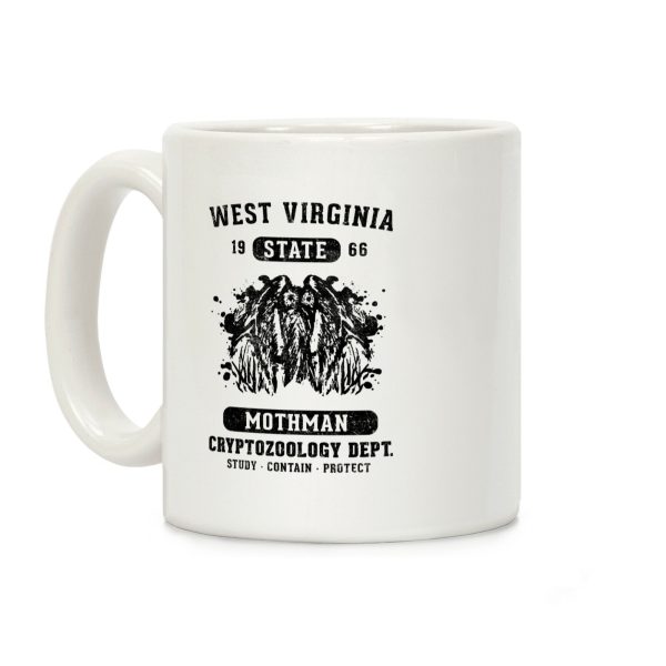 West Virginia Mothman Cryptozoology Coffee Mug West Virginia Mothman Cryptozoology Coffee Mug