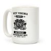 West Virginia Mothman Cryptozoology Coffee Mug West Virginia Mothman Cryptozoology Coffee Mug