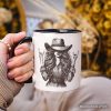 Western Cowgirl Rocker Personalized Mug, Country Rodeo Style Gift with Custom Name Western Cowgirl Rocker Personalized Mug, Country Rodeo Style Gift with Custom Name