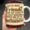 We've Been Friends For So Long, Holly Berries, Plaid Mug - Personalized Custom Coffee Mug - BST368_MG We've Been Friends For So Long, Holly Berries, Plaid Mug - Personalized Custom Coffee Mug - BST368_MG