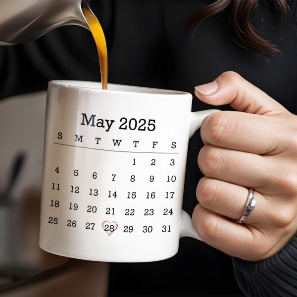 What Day Is Today? Who Cares? I'm Retired, Palm Trees and Beach - Personalized Custom Coffee Mug - RETIRE001_MG