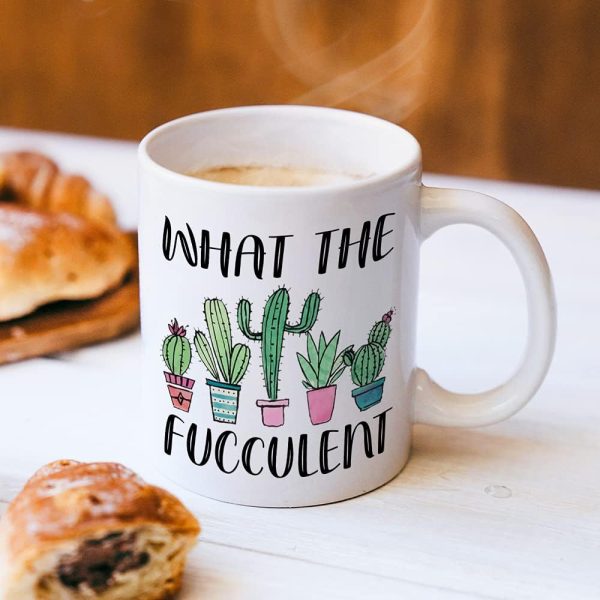What the Fucculent Coffee Mug Funny Succulent Plant Lover Gift for Plant Lady Gardener What the Fucculent Coffee Mug Funny Succulent Plant Lover Gift for Plant Lady Gardener
