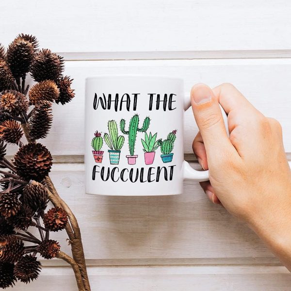 What the Fucculent Coffee Mug Funny Succulent Plant Lover Gift for Plant Lady Gardener What the Fucculent Coffee Mug Funny Succulent Plant Lover Gift for Plant Lady Gardener