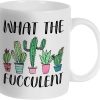 What the Fucculent Coffee Mug Funny Succulent Plant Lover Gift for Plant Lady Gardener What the Fucculent Coffee Mug Funny Succulent Plant Lover Gift for Plant Lady Gardener