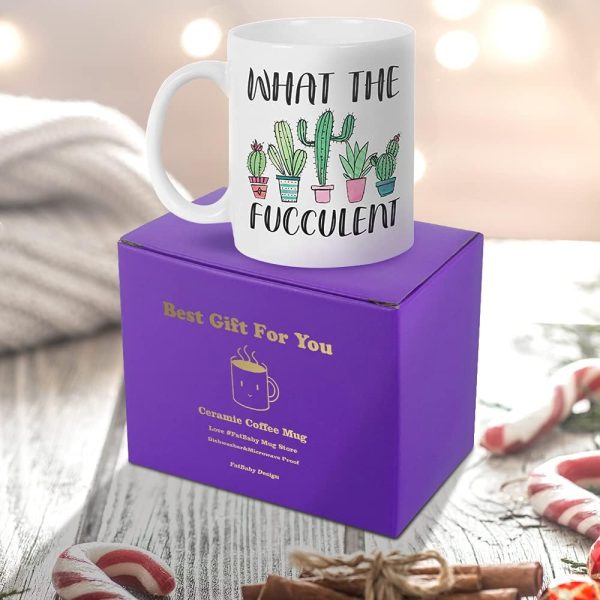 What the Fucculent Coffee Mug Funny Succulent Plant Lover Gift for Plant Lady Gardener What the Fucculent Coffee Mug Funny Succulent Plant Lover Gift for Plant Lady Gardener