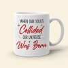 When Our Souls Collided Our Universe Was Born Personalized Mug, Couple Gift When Our Souls Collided Our Universe Was Born Personalized Mug, Couple Gift