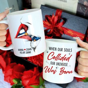 When Our Souls Collided, Personalized Mug, Gifts For Couple