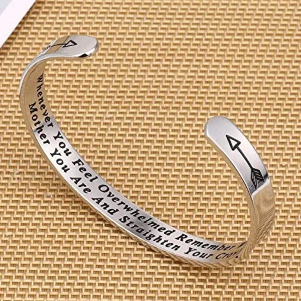 Whenever You Feel Overwhelmed Remember Whose Straighten Your Crown Bracelet Whenever You Feel Overwhelmed Remember Whose Straighten Your Crown Bracelet