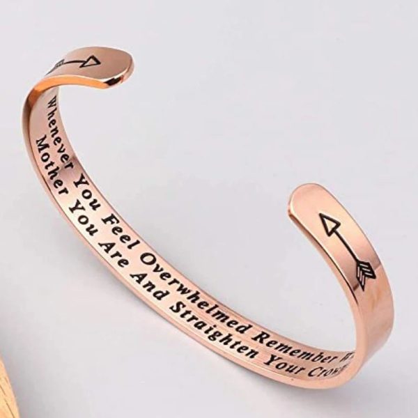 Whenever You Feel Overwhelmed Remember Whose Straighten Your Crown Bracelet Whenever You Feel Overwhelmed Remember Whose Straighten Your Crown Bracelet