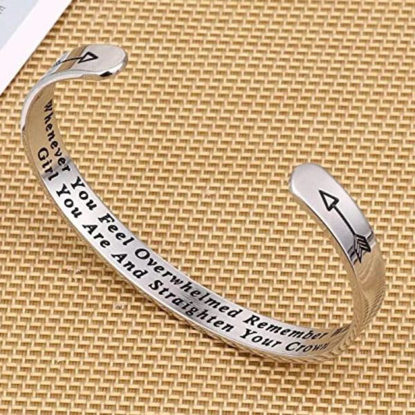 Whenever You Feel Overwhelmed Remember Whose Straighten Your Crown Bracelet Whenever You Feel Overwhelmed Remember Whose Straighten Your Crown Bracelet