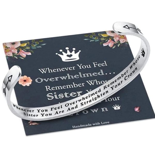 Whenever You Feel Overwhelmed Remember Whose Straighten Your Crown Bracelet Whenever You Feel Overwhelmed Remember Whose Straighten Your Crown Bracelet