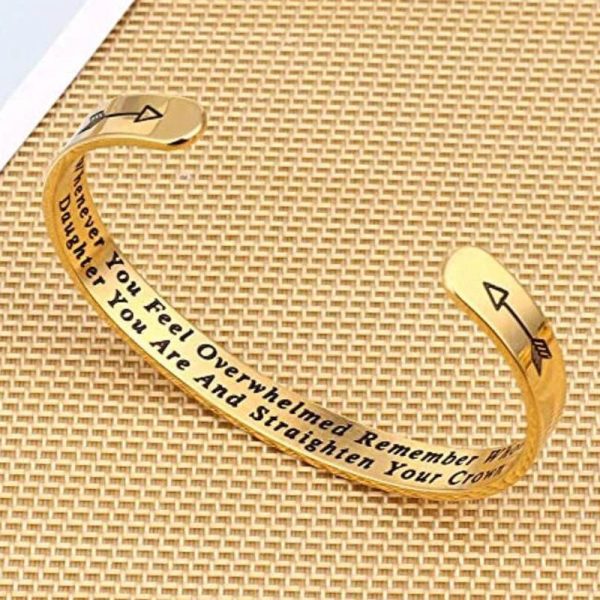 Whenever You Feel Overwhelmed Remember Whose Straighten Your Crown Bracelet Whenever You Feel Overwhelmed Remember Whose Straighten Your Crown Bracelet