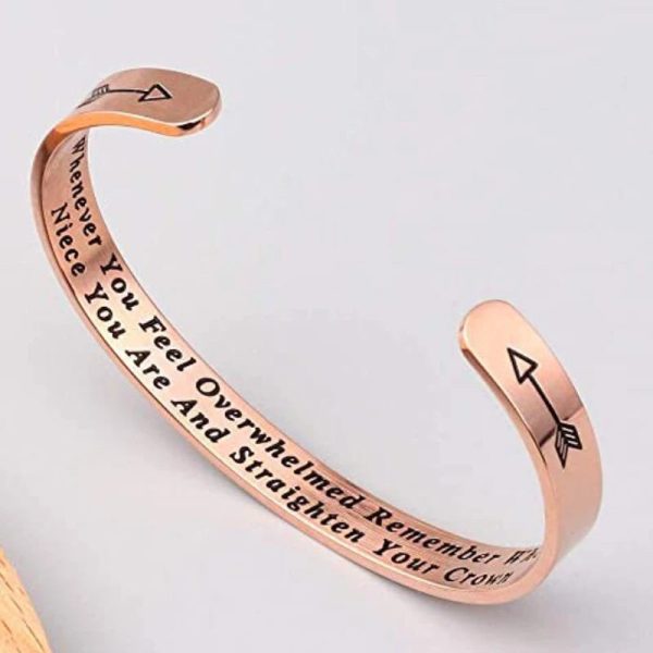 Whenever You Feel Overwhelmed Remember Whose Straighten Your Crown Bracelet Whenever You Feel Overwhelmed Remember Whose Straighten Your Crown Bracelet
