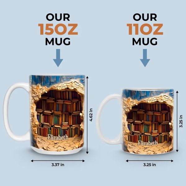Where Books Are, Magic Happens - Personalized Custom Mug - Christmas Gift For Book Lovers Where Books Are, Magic Happens - Personalized Custom Mug - Christmas Gift For Book Lovers