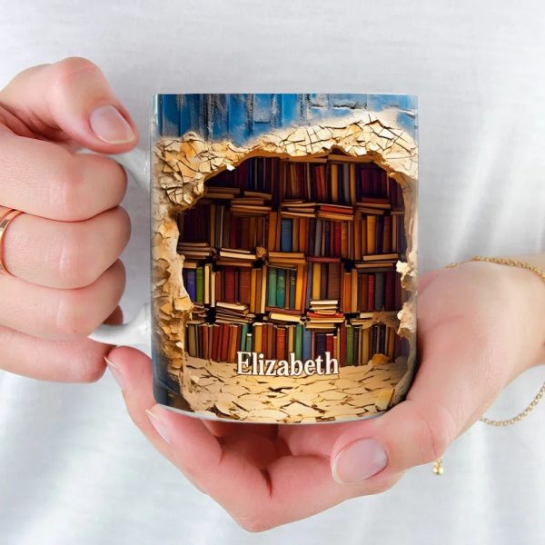 Where Books Are, Magic Happens - Personalized Custom Mug - Christmas Gift For Book Lovers Where Books Are, Magic Happens - Personalized Custom Mug - Christmas Gift For Book Lovers