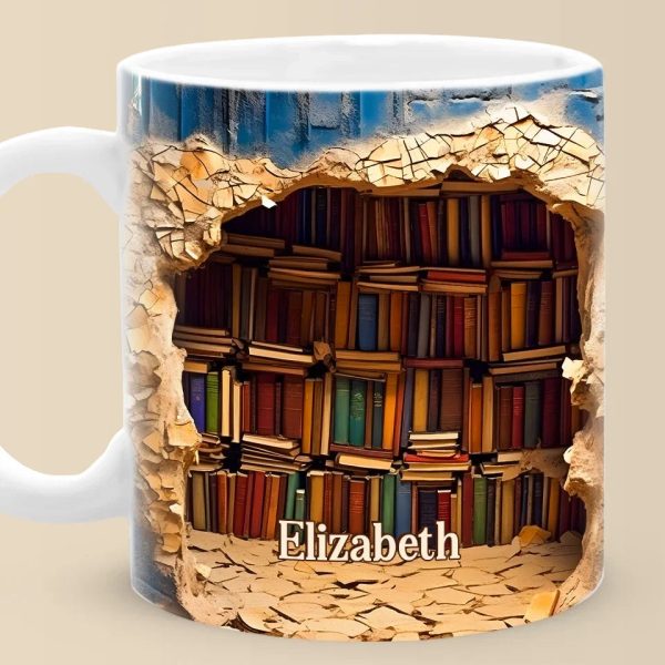 Where Books Are, Magic Happens - Personalized Custom Mug - Christmas Gift For Book Lovers Where Books Are, Magic Happens - Personalized Custom Mug - Christmas Gift For Book Lovers