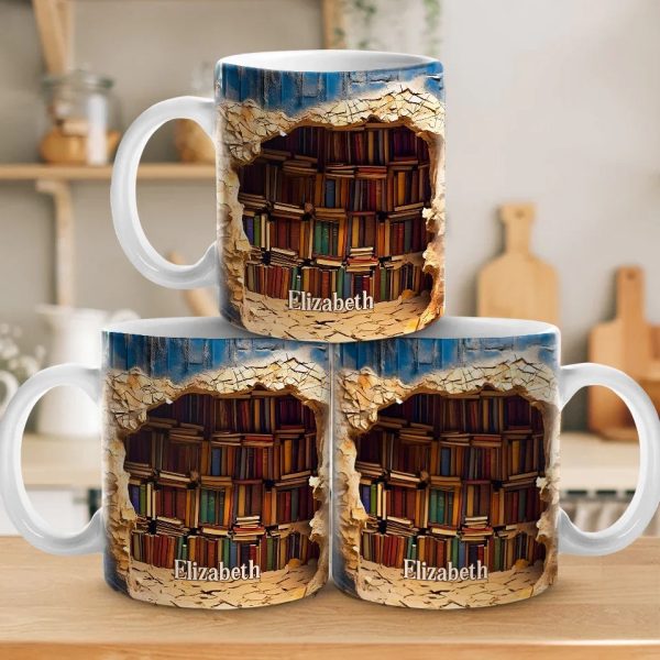 Where Books Are, Magic Happens - Personalized Custom Mug - Christmas Gift For Book Lovers Where Books Are, Magic Happens - Personalized Custom Mug - Christmas Gift For Book Lovers
