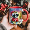 Whimsical Border Collie Puppy Personalized Mug, Adorable Holiday Gift with Custom Name Whimsical Border Collie Puppy Personalized Mug, Adorable Holiday Gift with Custom Name
