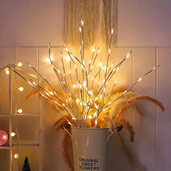White Birch Branch Light