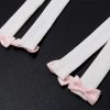 White Bow Design Top And Mini Skirt Set