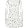 White Bustier Floral Print Mini Dress White Bustier Floral Print Mini Dress